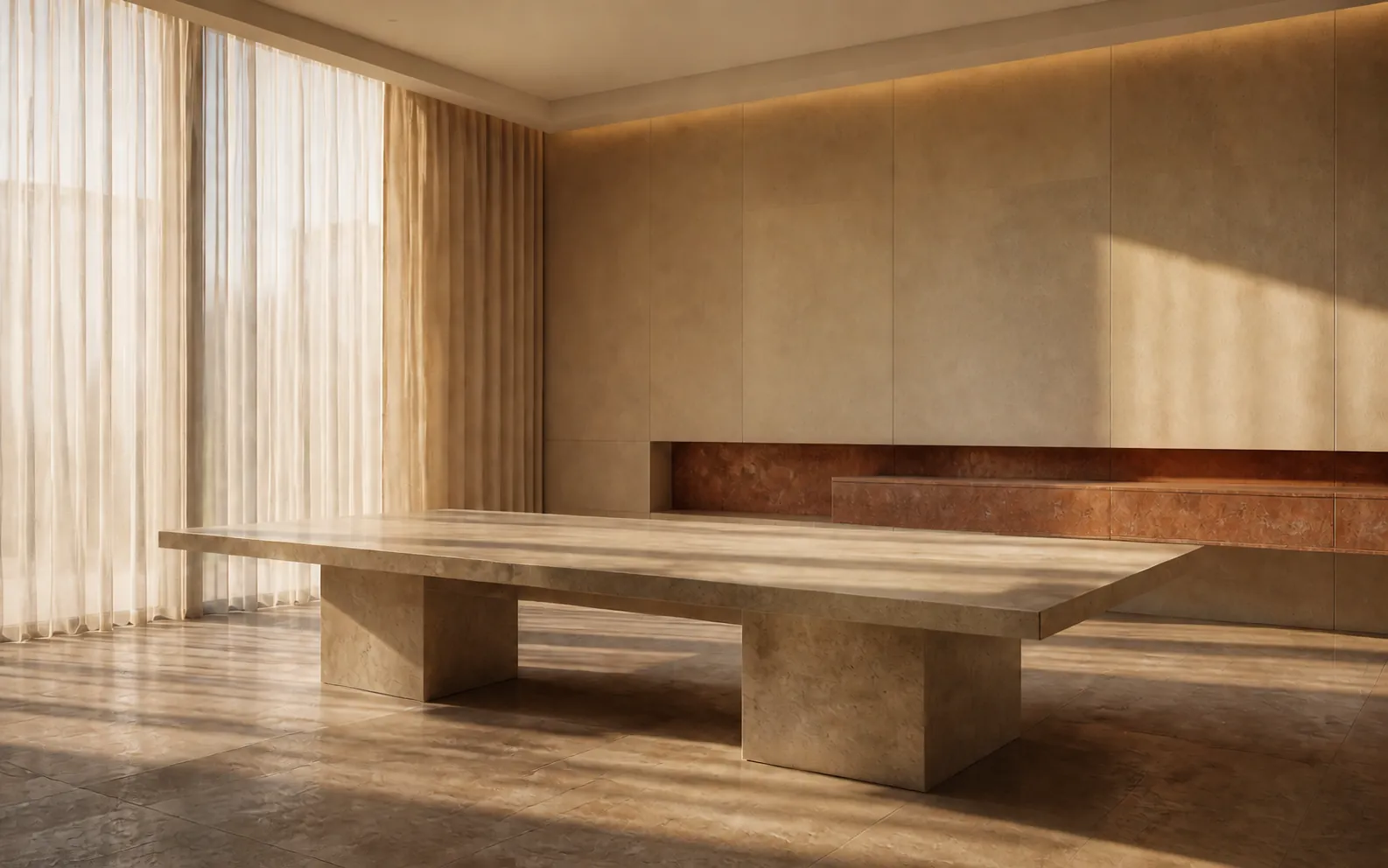 Quiet contemporary meeting room